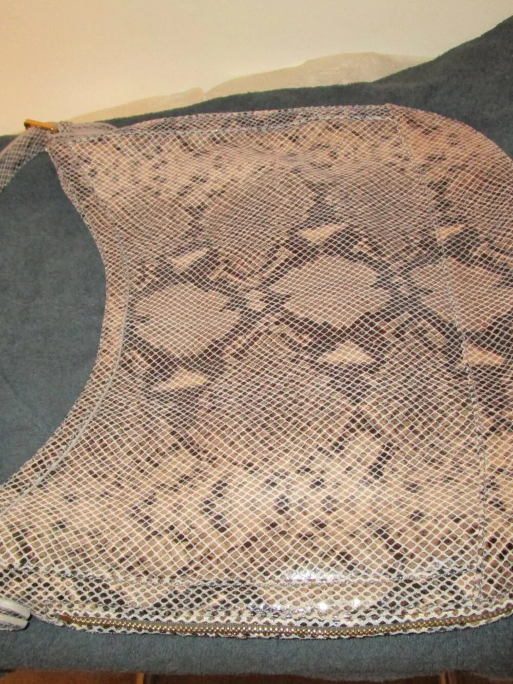 Tory Burch Catalina Python-Embossed Hobo - Picture 2 of 9